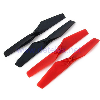 XK-X250 X250A X250B ALIEN drone spare parts main blades propellers (Red-Black)